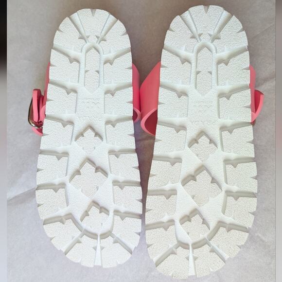 Prada Lug Sole Thong Sandals Flip flops Bubblegum Pink Size 36 US 6 Buckle - Picture 6 of 15